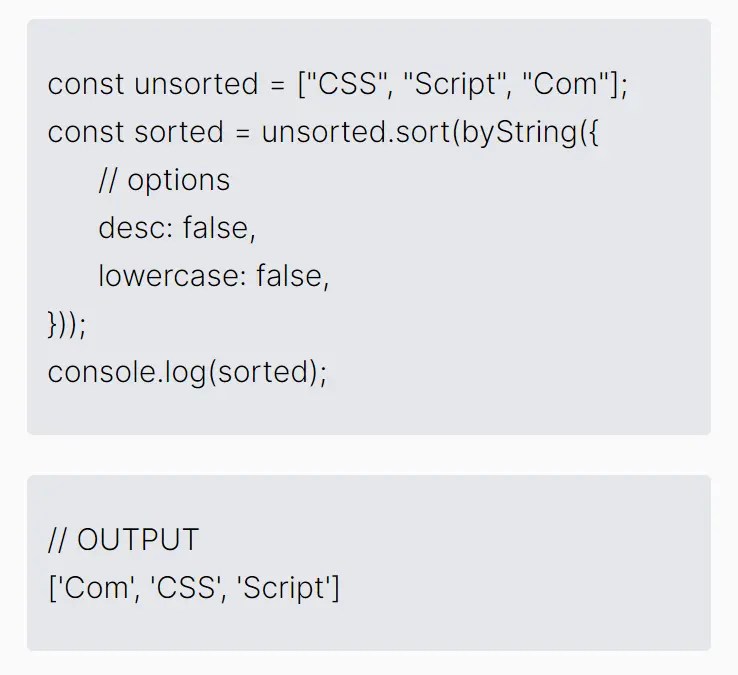 Fast Array Sorting Utility Library – sort-es