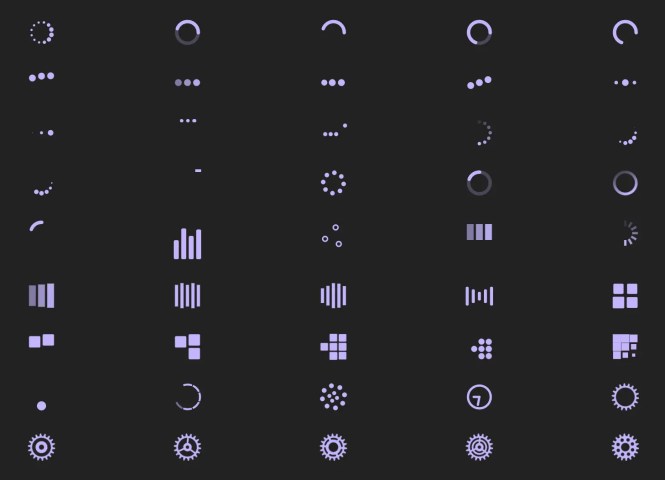 SVG Loading Spinners
