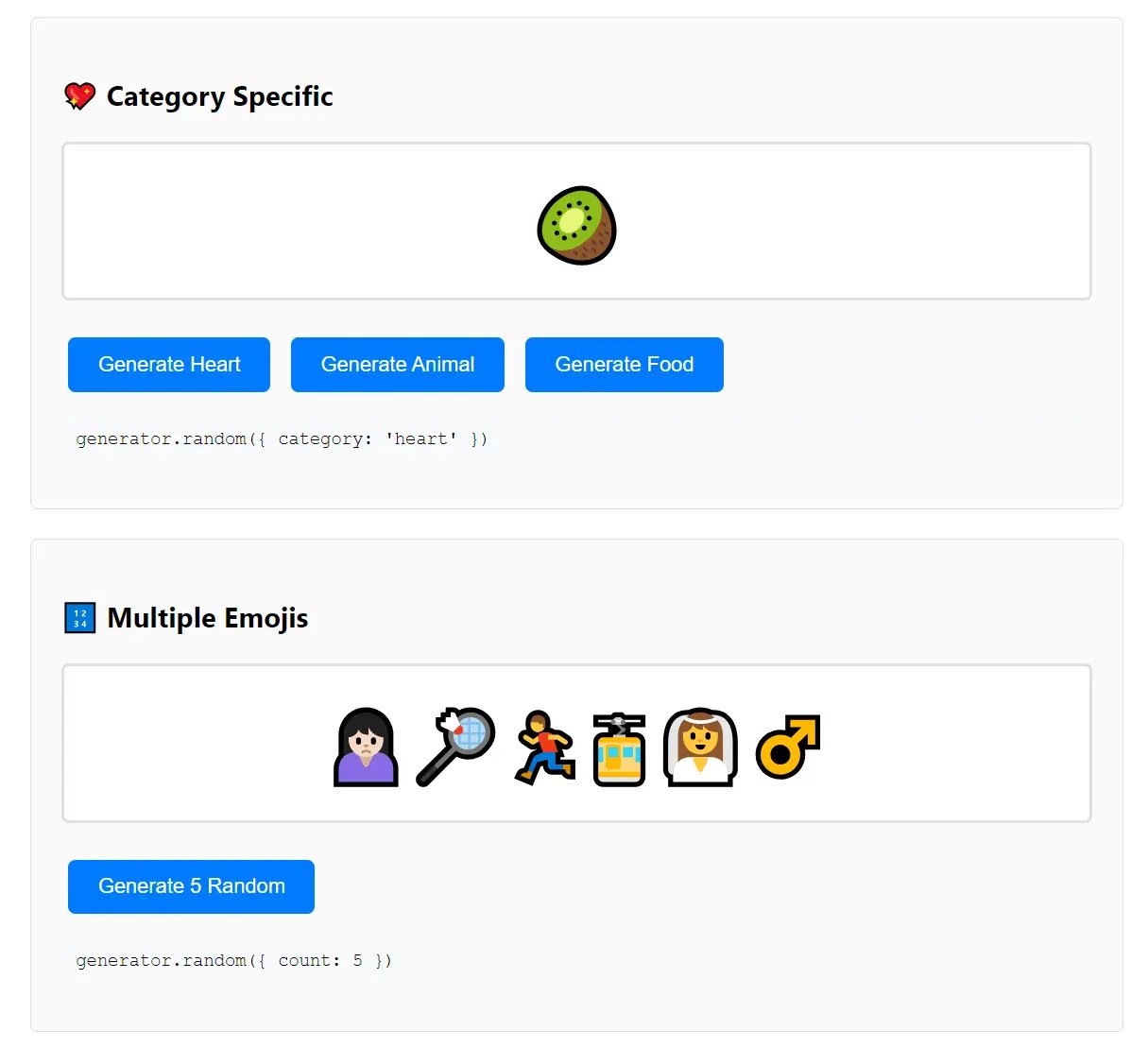 Generate Random Emojis Offline with Unicode-Gen Library