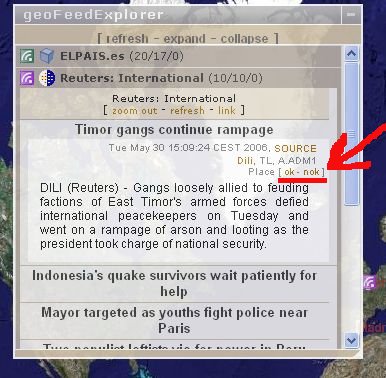 GeoFeedExplorer Feedback