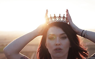 Misha Cross gets her pale ass doggyfucked and drilled stand-and-carry style