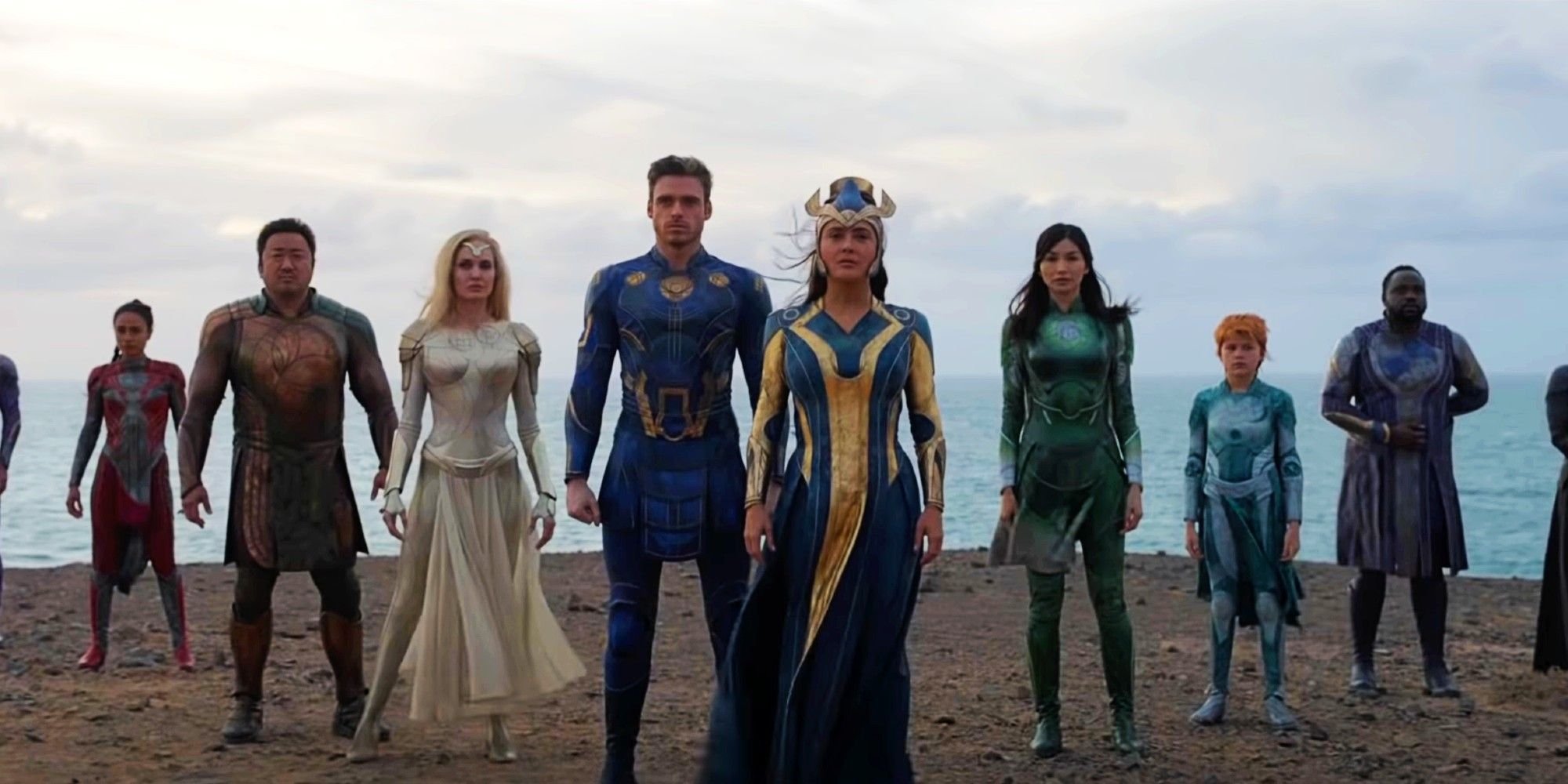Eternals Movie Trailer Reveals Marvel's Ancient Superhero Team In Full Costume - cover