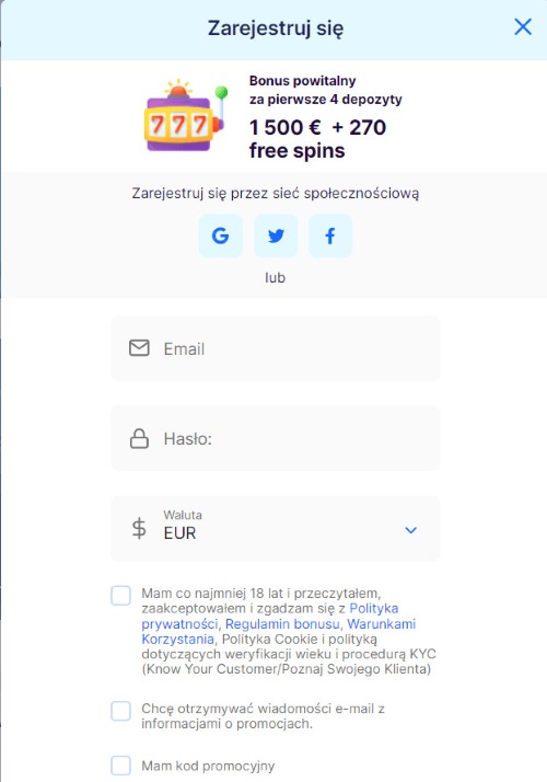 methoden zur Registrierung anmeldung im Casino