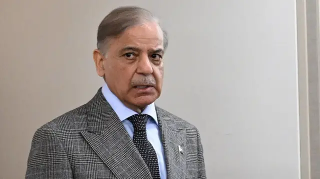 Pakistani Prime Minister Shehbaz Sharif attends the 56th annual World Economic Forum (WEF) meeting in Davos, Switzerland, January 22, 2026.