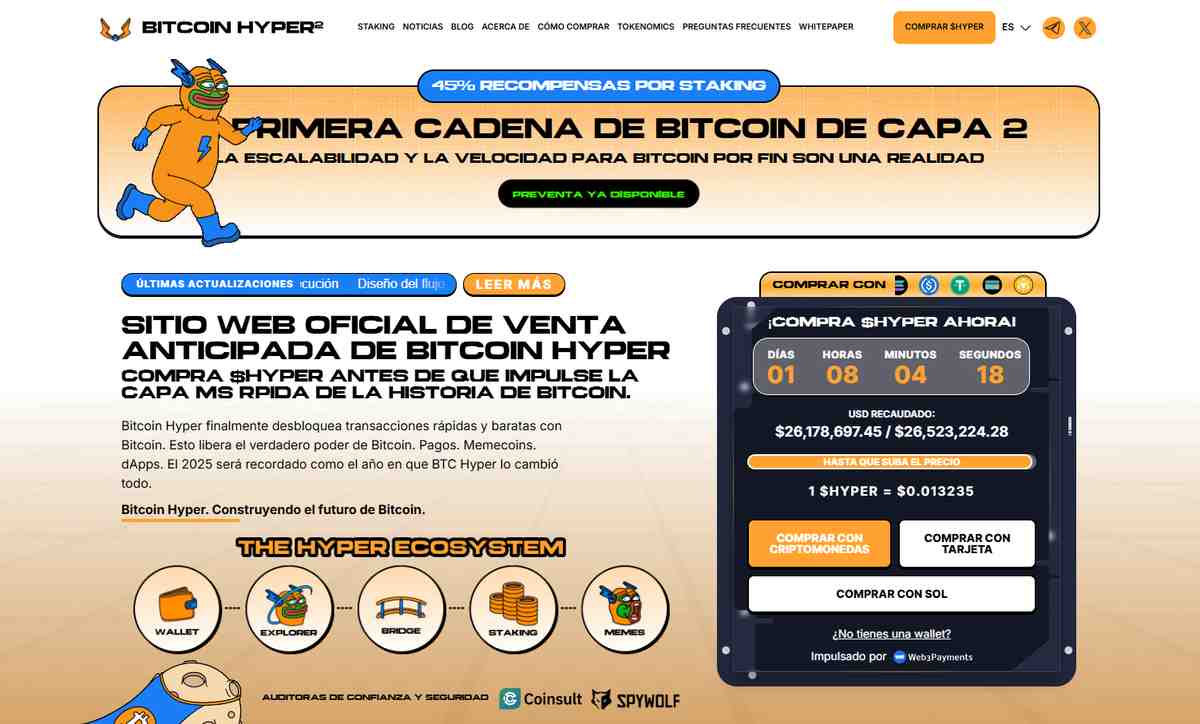 Bitcoin Hyper- ico criptomonedas