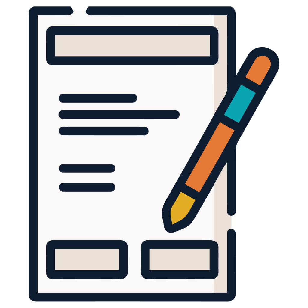 pencil overtop of generic form