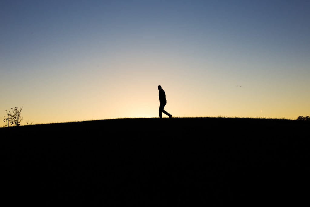 Silhouette photograph
