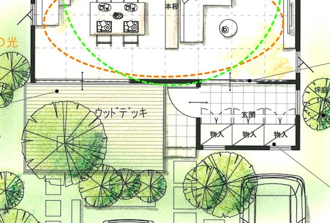 南道路の間取り
