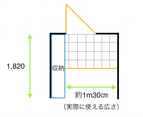 2畳の玄関と玄関収納