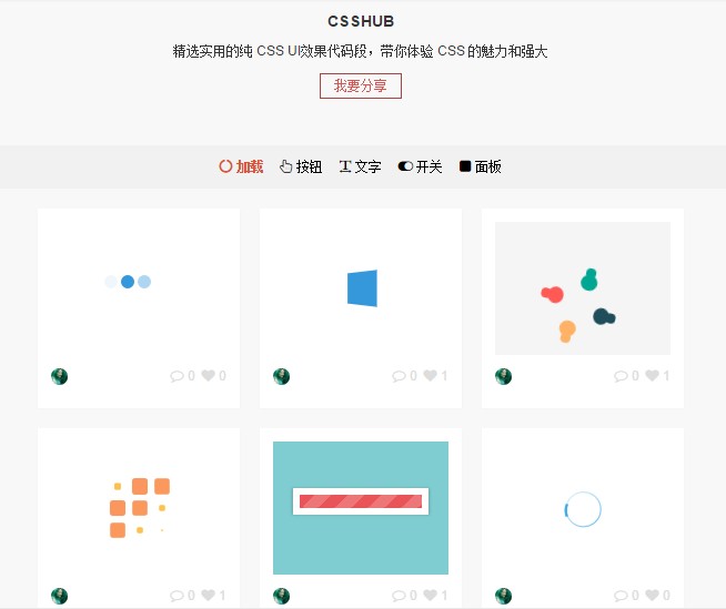 实用的纯 CSS Loading 动画效果