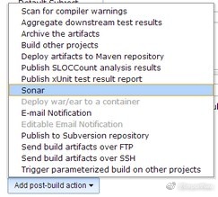 配置sonar、jenkins进行持续审查