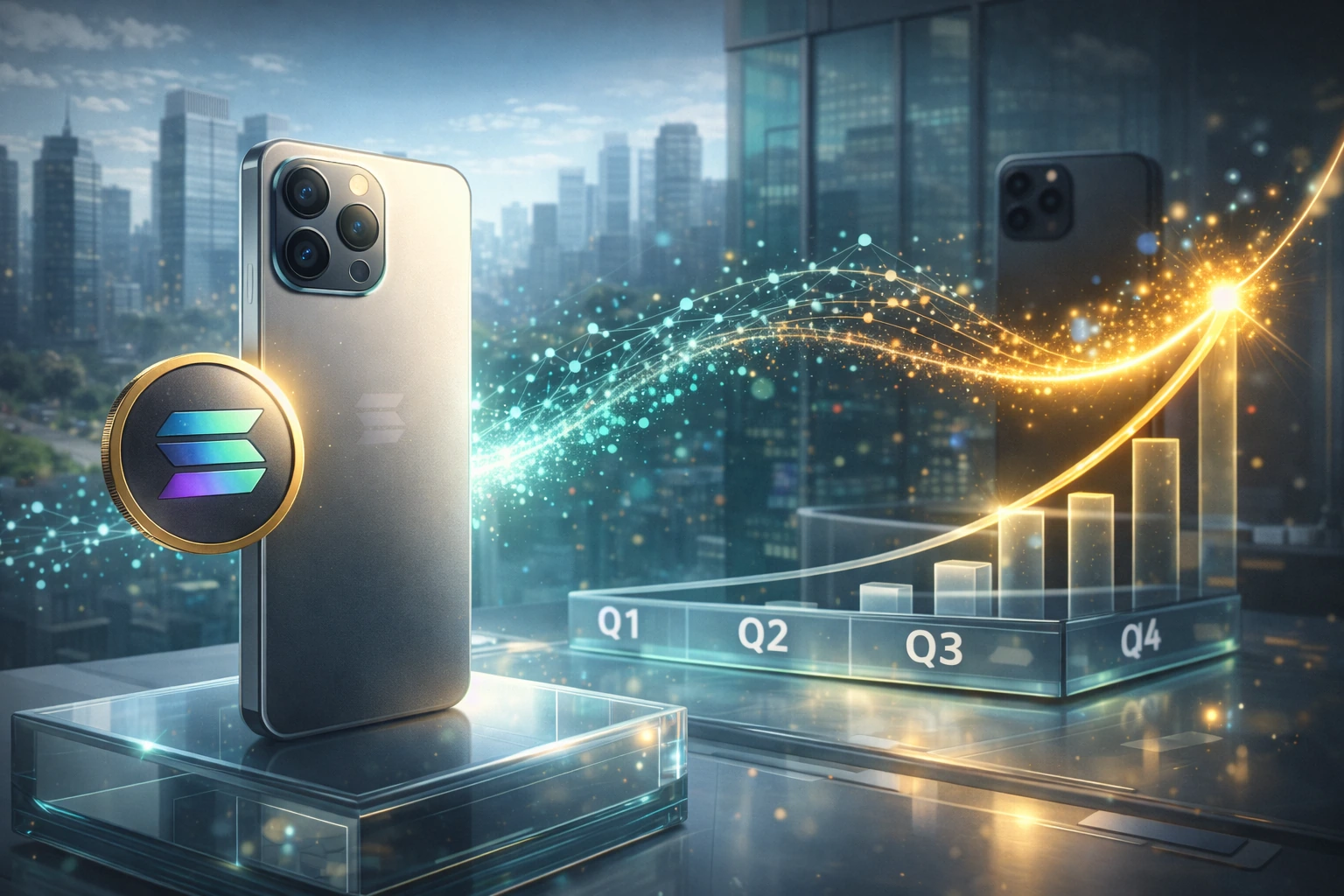 solana-third-gen-phone-skr-airdrop-q2-upside | 動區動趨-最具影響力的區塊鏈新聞媒體 Solana第三代手機 Seeker 2 快來了?分析 SKR 空投數據,第二季以後可能更賺