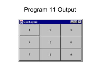 Program 11 Output