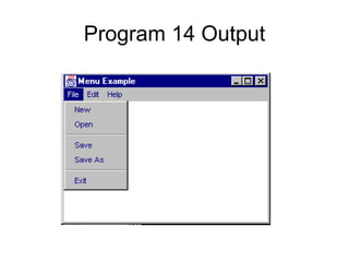 Program 14 Output
