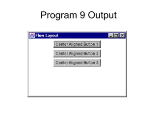 Program 9 Output