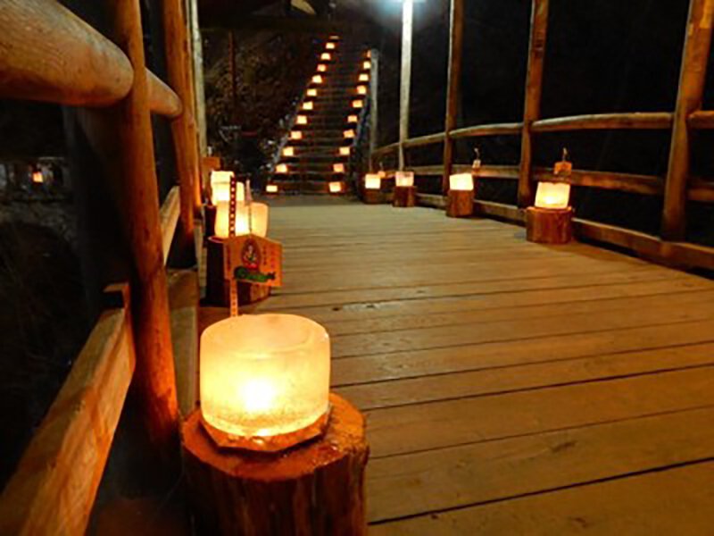 第28回 鹿教湯温泉氷灯ろう夢祈願