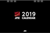 JPXカレンダー2019年版