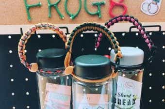 パラコードを使ったマグホルダー