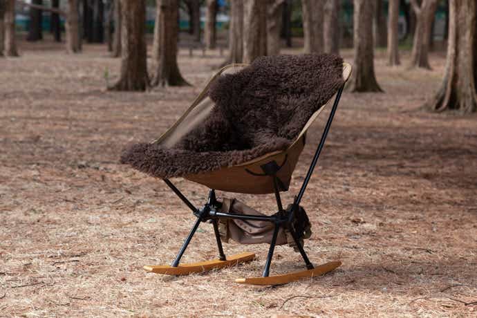 ロッキングチェア仕様のヘリノックスチェア