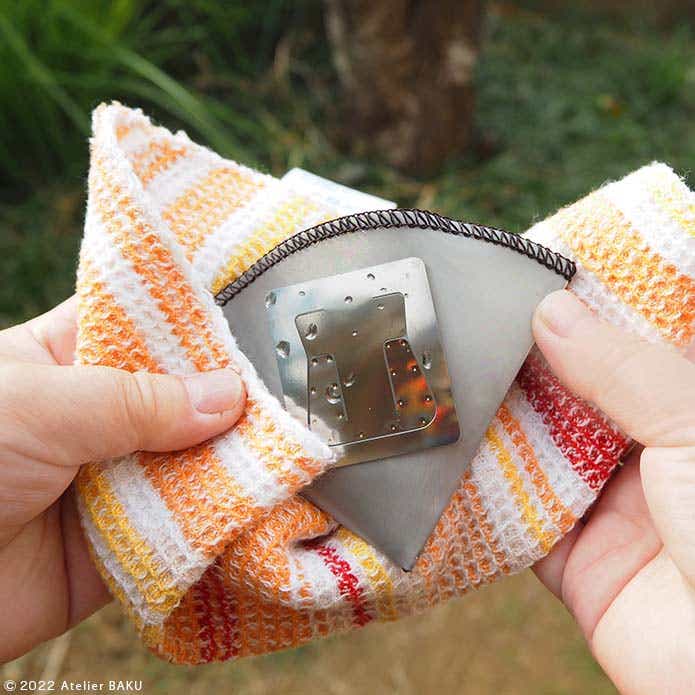 キャプテンスタッグのフォルダブルステンメッシュフィルター