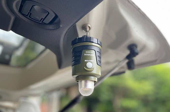 ジェントスリアハッチに吊るして