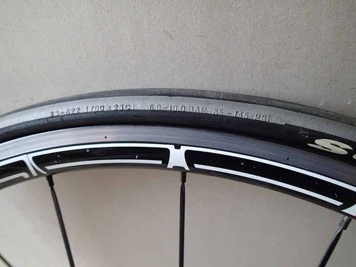 タイヤの空気圧