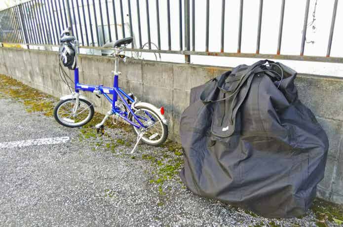 ミニベロ折り畳み自転車の輪行袋