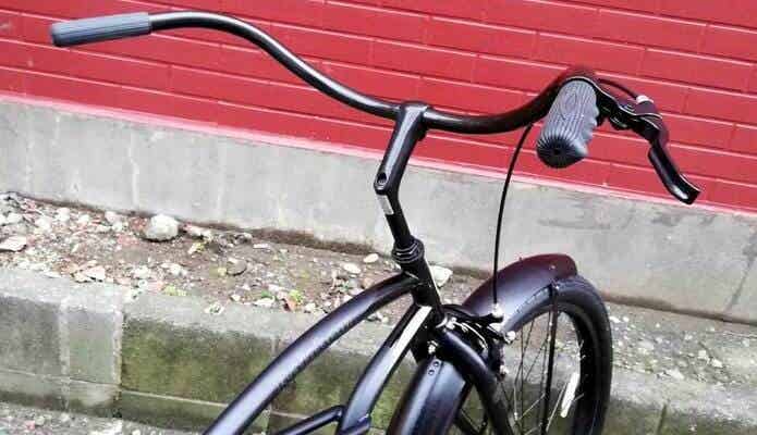 ビーチクルーザーのハンドル