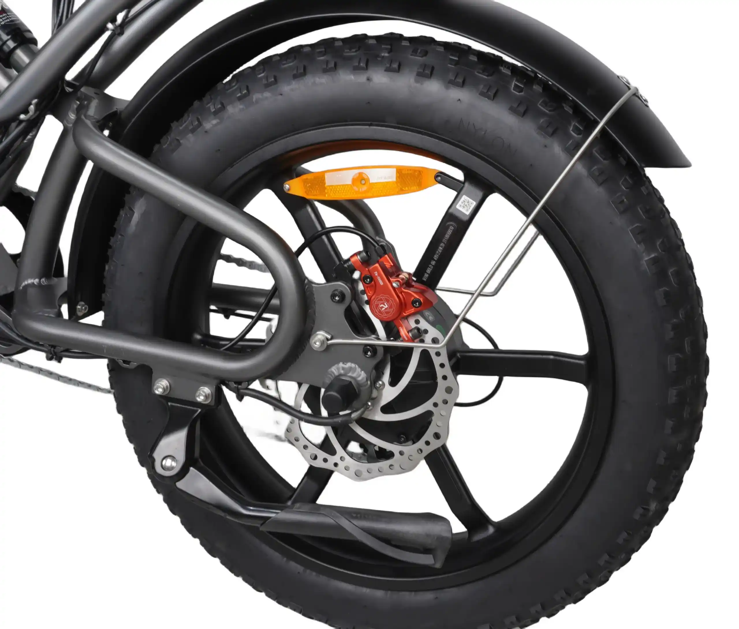 電動ファットバイクの4インチタイヤ