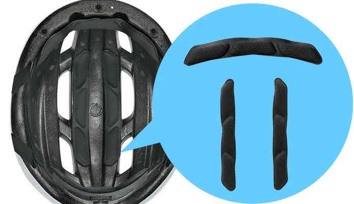 ヘルメット内部