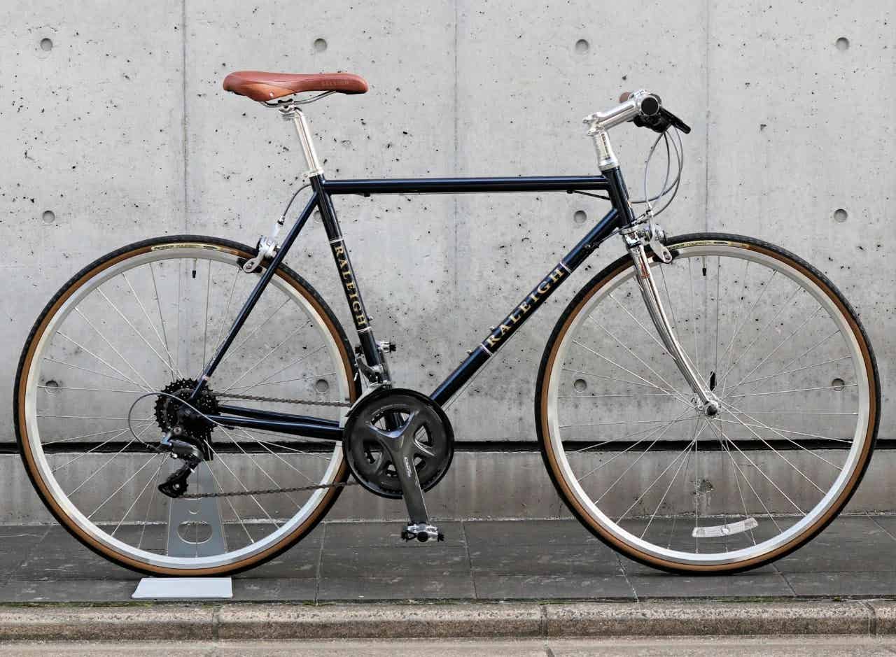 クロモリフレームのフラットバーロード