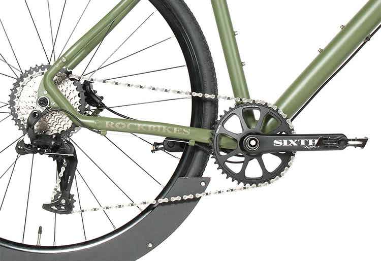 フロントシングルのフラットバーロード