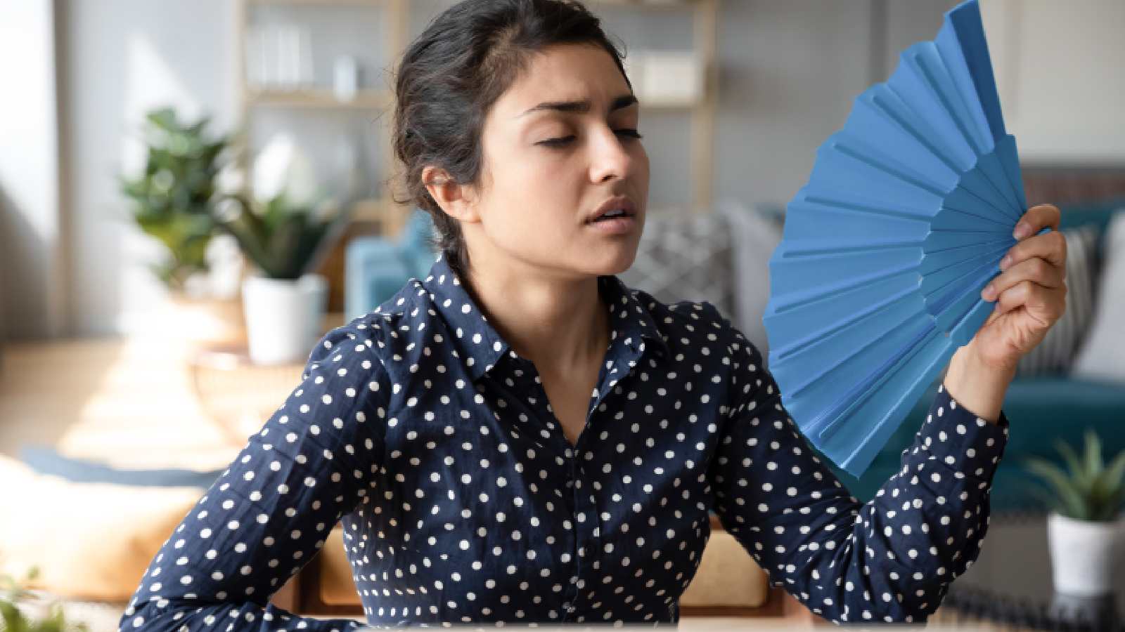 Hot flashes during period