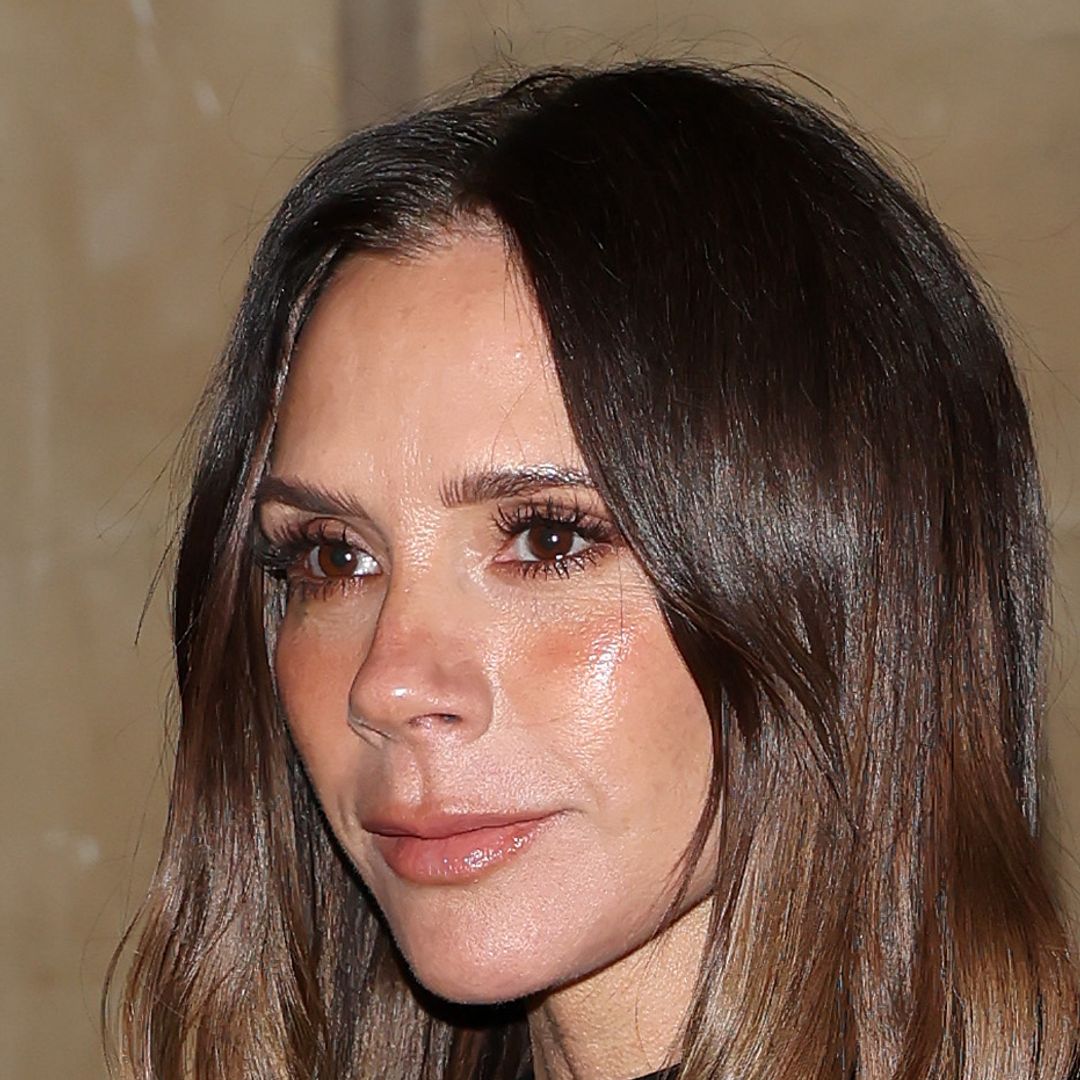 Victoria Beckham dazzles in scarlet gown for date night