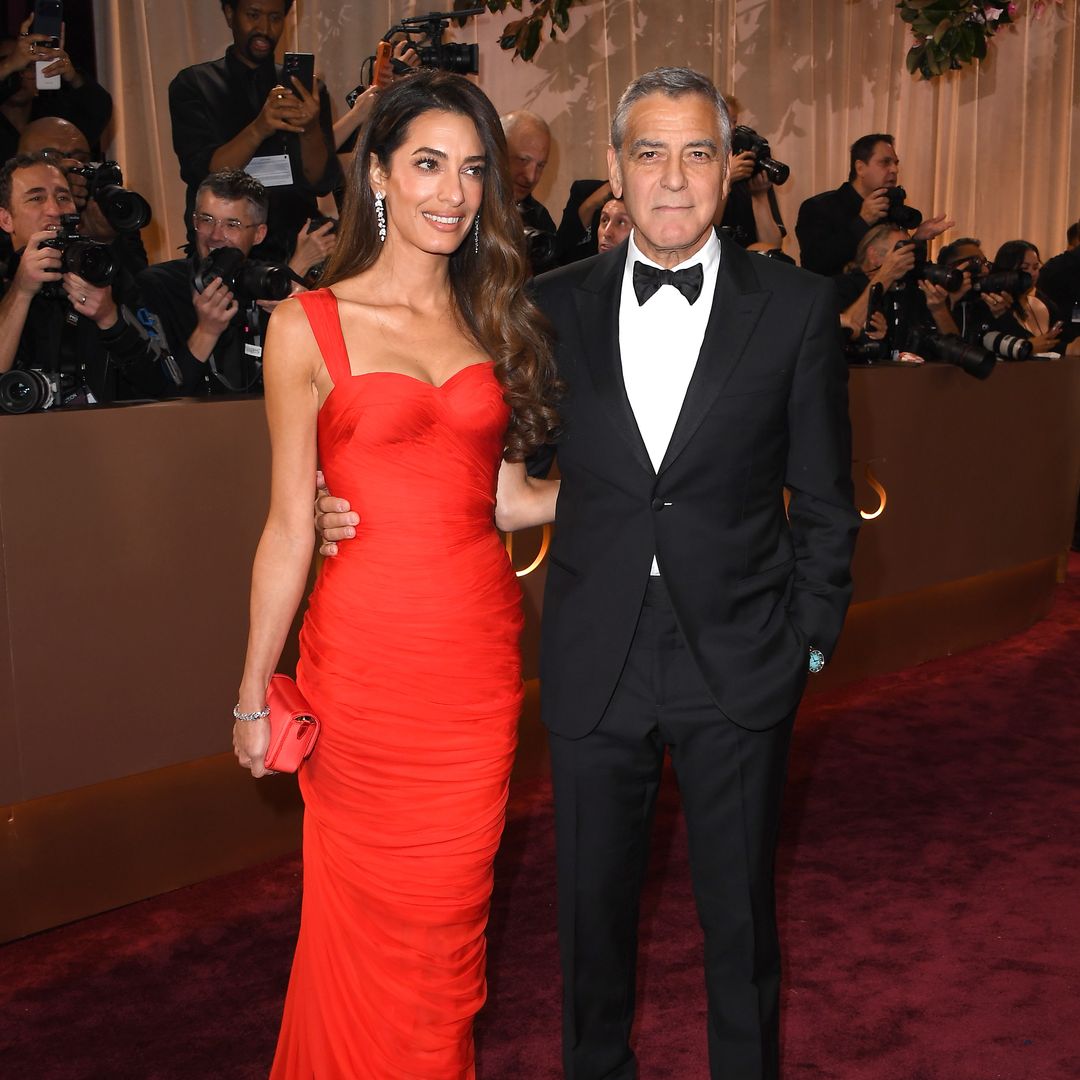 George and Amal Clooney's his-and-hers red carpet secret revealed and it's impossible to spot