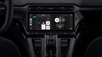 Apple CarPlay Ultra cluster climate