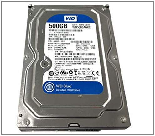 Western Digital 500GB Festplatte wd5000aakx