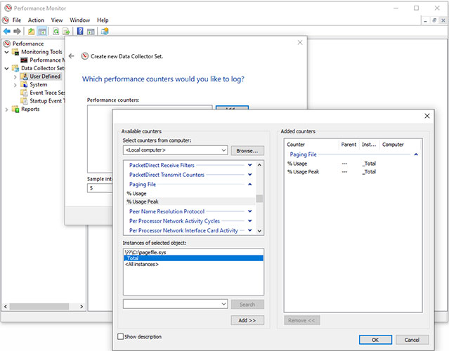 set virtual memory size