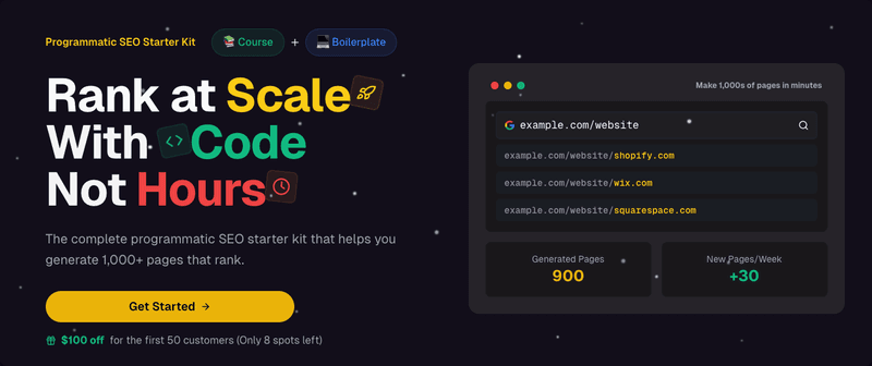 MagicSpace SEO Programmatic SEO Course