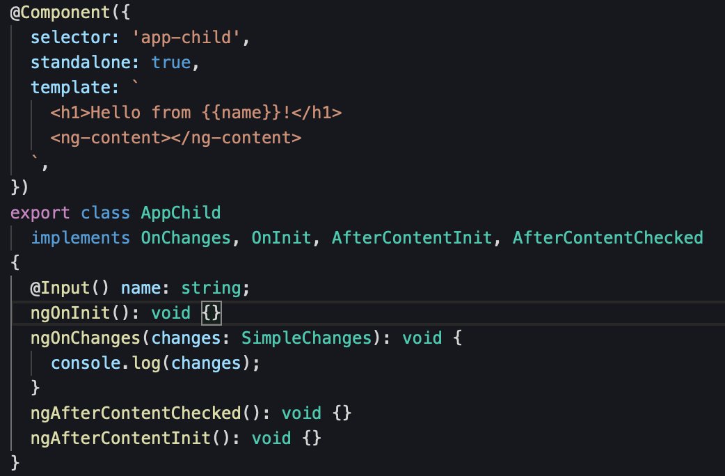 Angular component with ng-content inside