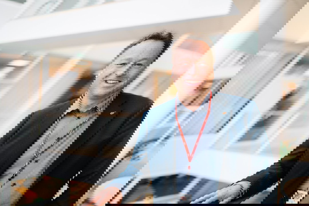 Fujitsu’s Site Manager Johan Kilenius in Gothenburg