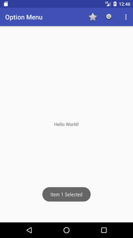 android option menu example 5