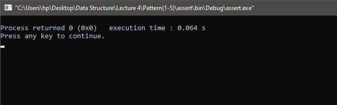 Assert in C Programming