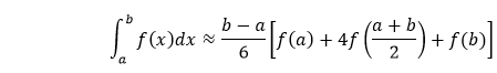 Simpson Method