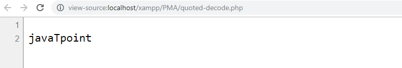 PHP String quoted_printable_decode() Function