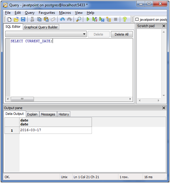 PostgreSQL Date&Time4