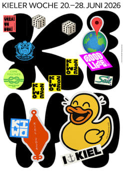 BANK™ “Proposal for Kieler Woche (1C)” / giclée typographic poster / available in A0, A1