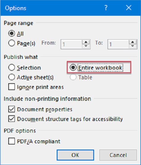 Mehrere Excel-Blätter als PDF speichern