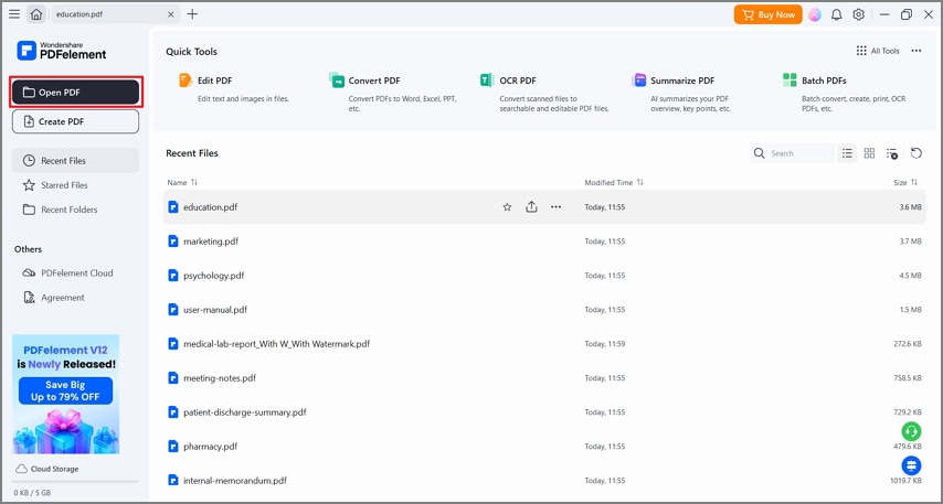pdfelement öffnen pdf symbol