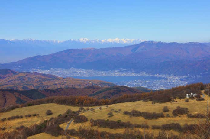 入笠山からの眺め